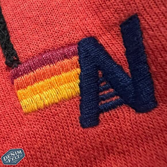 Aviator Natiom Unisex Red/Black Repeat Bolt Stitch Crewneck/Sweatshirt!! - Picture 10 of 11